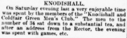 5 Mens Club newspaper cutting